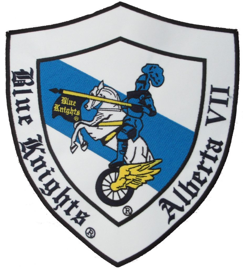 Blue Knights AB VII back patch